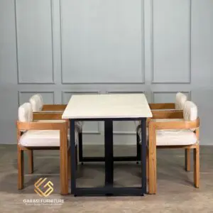 SET MEJA MAKAN MODEL MINIMALIS MODERN