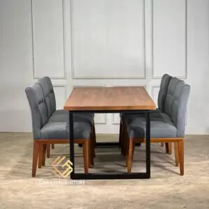 SET MEJA MAKAN MODEL MINIMALIS MODERN