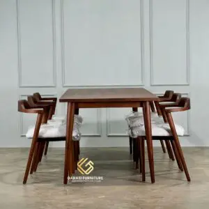 SET MEJA MAKAN MODEL MINIMALIS MODERN - GF2022
