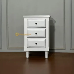 NAKAS KAYU JATI DUCO PUTIH - GF6001 - Gambar 3