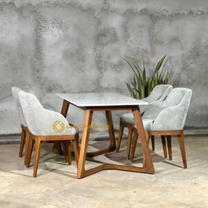 SET MEJA MAKAN DOLPHIN GREY - GF0060